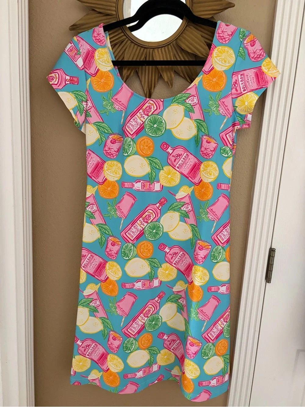 Kaeli Smith Bourbon Lemon and Lime Tropical Vacation Dress Women’s size S